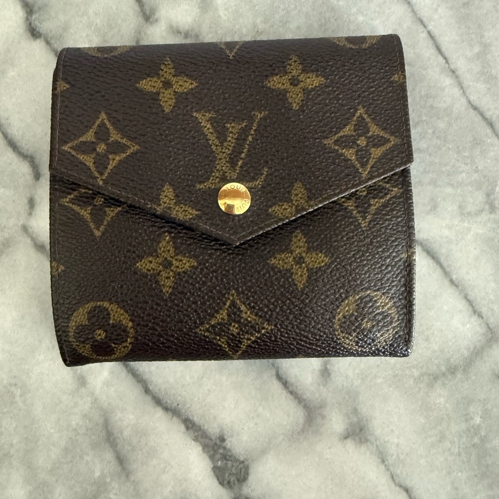 Louis Vuitton Dark Brown Monogram Wallet